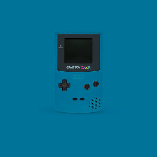 blue Nintendo Game Boy color