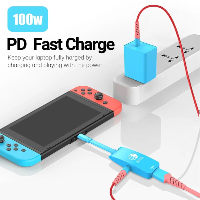 For Nintendo Switch Smart TV Docking Station Nintendo Switch Oled Model 4k/60hz Hdmi Usb 2.0 Port And Pd 100w Fast Charge
