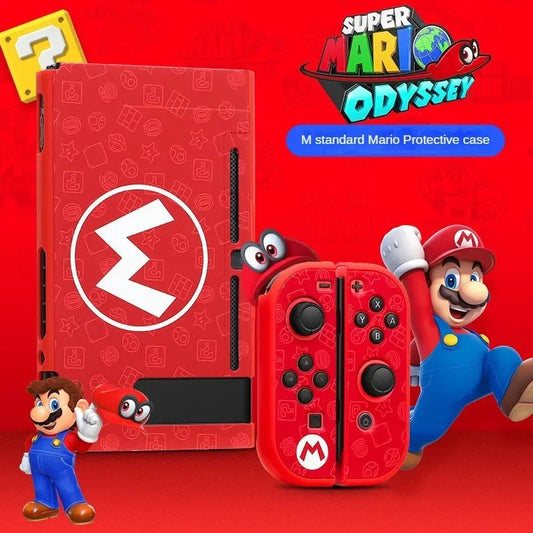 Super Mario Switch Anime Case for Nintendo Switch Ns Drop Protection Ultra Thin All-inclusive Protective Shell Game Accessories