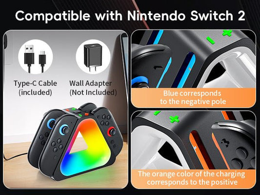 New switch2 colorful charger Accessories
