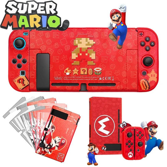 Super Mario Switch Anime Case for Nintendo Switch Ns Drop Protection Ultra Thin All-inclusive Protective Shell Game Accessories